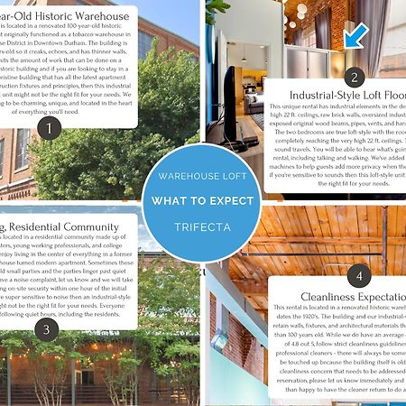 Trifecta Historic Brick 2Br Getaway Superhost Lejlighed Durham Eksteriør billede