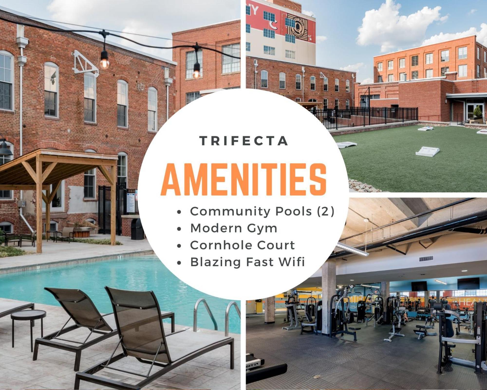 Trifecta Historic Brick 2Br Getaway Superhost Lejlighed Durham Eksteriør billede